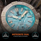 Ocean Crawler Dream Diver - Polar Ice Meteorite — 41mm Automatic Dive Watch