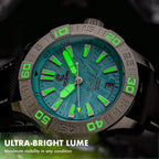 Ocean Crawler Dream Diver - Polar Ice Meteorite — 41mm Automatic Dive Watch