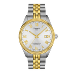 Tissot Ballade Powermatic 80 COSC — Silver Dial, Two-Tone Steel Bracelet