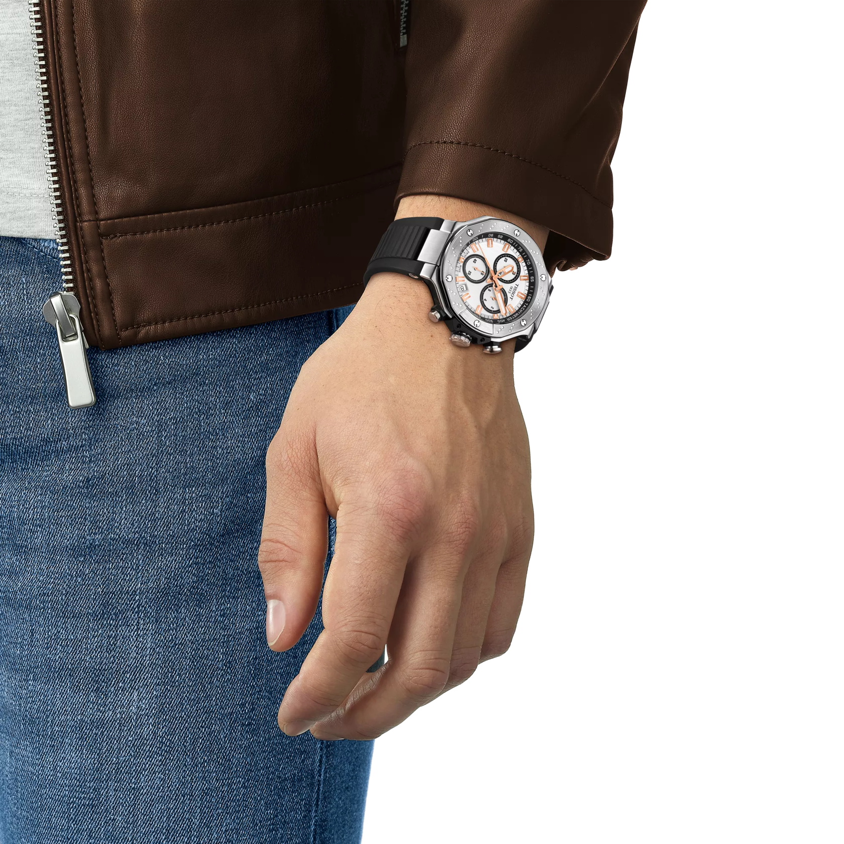 Tissot T141.417.17.011.00 — wrist
