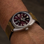 Ocean Crawler Field Crawler - Crimson Abyss — 40mm Automatic Field Watch