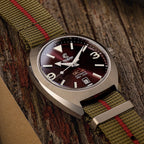 Ocean Crawler Field Crawler - Crimson Abyss — 40mm Automatic Field Watch