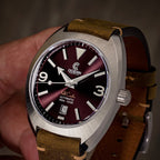 Ocean Crawler Field Crawler - Crimson Abyss — 40mm Automatic Field Watch