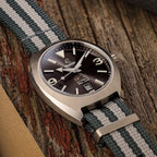 Ocean Crawler Field Crawler - Rhodium Specter — 40mm Automatic Field Watch