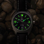 Ocean Crawler Field Crawler - Rhodium Specter — 40mm Automatic Field Watch