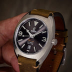 Ocean Crawler Field Crawler - Rhodium Specter — 40mm Automatic Field Watch