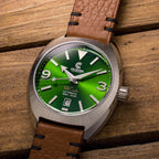 Ocean Crawler Field Crawler - Sunburst Green — 40mm Automatic Field Watch