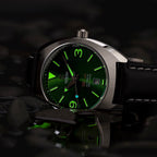Ocean Crawler Field Crawler - Sunburst Green — 40mm Automatic Field Watch