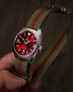Ocean Crawler Field Crawler - Sunburst Red — 40mm Automatic Field Watch