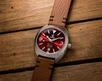 Ocean Crawler Field Crawler - Sunburst Red — 40mm Automatic Field Watch