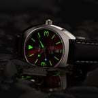 Ocean Crawler Field Crawler - Sunburst Red — 40mm Automatic Field Watch