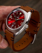 Ocean Crawler Field Crawler - Sunburst Red — 40mm Automatic Field Watch