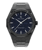 Paul Rich Frosted Star Dust II Black — 43mm Automatic or Quartz Dress Watch