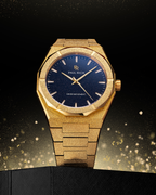 Paul Rich Frosted Star Dust II Gold — 43mm Automatic or Quartz Dress Watch