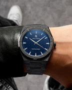 Paul Rich Frosted Star Dust II Black — 43mm Automatic or Quartz Dress Watch