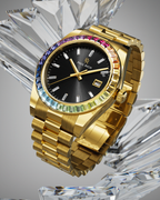 Paul Rich Rainbow Legacy Gold (Limited) — 40mm Crystal-Set Quartz Watch