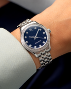 Paul Rich Crystelle Silver Blue Aventurine — 32mm Quartz Watch