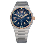 Ocean Crawler Bolt - Blue, Solid 18K Red Gold Bezel — 42mm Automatic Dive Watch