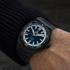 Ocean Crawler Bolt DLC - Blue — 42mm Automatic Dive Watch