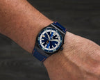 Ocean Crawler Bolt DLC - Blue — 42mm Automatic Dive Watch