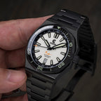 Ocean Crawler Bolt DLC - Full Lume — 42mm Automatic Dive Watch