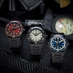 Ocean Crawler Bolt DLC - Red — 42mm Automatic Dive Watch