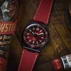 Ocean Crawler Bolt DLC - Red — 42mm Automatic Dive Watch