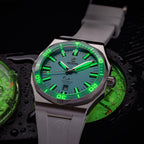 Ocean Crawler Bolt - Electric Reef Damselfish (Limited Edition) — 42mm Automatic Dive Watch