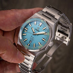 Ocean Crawler Bolt - Electric Reef Damselfish (Limited Edition) — 42mm Automatic Dive Watch