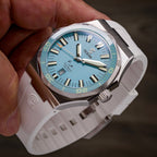 Ocean Crawler Bolt - Electric Reef Damselfish (Limited Edition) — 42mm Automatic Dive Watch
