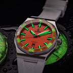 Ocean Crawler Bolt - Electric Reef Lionfish (Limited Edition) — 42mm Automatic Dive Watch