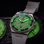 Ocean Crawler Bolt - Electric Reef Mantis (Limited Edition) — 42mm Automatic Dive Watch