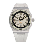 Ocean Crawler Bolt - LumeWave Edition - White — 42mm Automatic Dive Watch