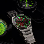 Ocean Crawler Bolt - Red — 42mm Automatic Dive Watch