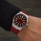Ocean Crawler Bolt - Red — 42mm Automatic Dive Watch