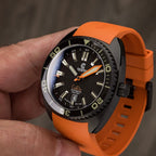 Ocean Crawler Core Diver 2024 - Ultra Black — 44mm Automatic Dive Watch