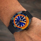 Ocean Crawler Core Diver - Blue/Orange DLC — 44mm Automatic Dive Watch