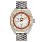 Ocean Crawler Core Diver - Spring Time - Full Lume Orange — 44mm Automatic Dive Watch
