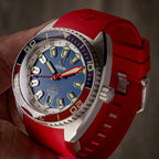 Ocean Crawler Core Diver - The Patriot — 44mm Automatic Dive Watch