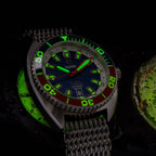 Ocean Crawler Core Diver - The Patriot — 44mm Automatic Dive Watch