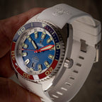 Ocean Crawler Core Diver - The Patriot — 44mm Automatic Dive Watch