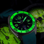 Ocean Crawler Core Diver V4 - Arctic Blue — 44mm Automatic Dive Watch