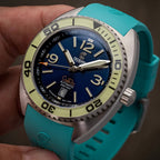Ocean Crawler Core Diver V4 - Arctic Blue — 44mm Automatic Dive Watch