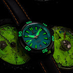 Ocean Crawler Crawler One - Aqua - DLC — 41mm Automatic Dive Watch