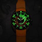 Ocean Crawler Decompression Timer Core Diver - Black DLC — 44mm Automatic Dive Watch