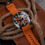 Ocean Crawler Decompression Timer Core Diver - Black — 44mm Automatic Dive Watch