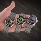 Ocean Crawler Decompression Timer Core Diver - Black — 44mm Automatic Dive Watch