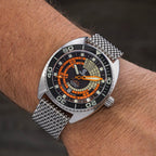 Ocean Crawler Decompression Timer Core Diver - Black — 44mm Automatic Dive Watch