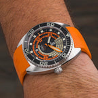 Ocean Crawler Decompression Timer Core Diver - Black — 44mm Automatic Dive Watch