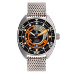 Ocean Crawler Decompression Timer Core Diver - Black — 44mm Automatic Dive Watch